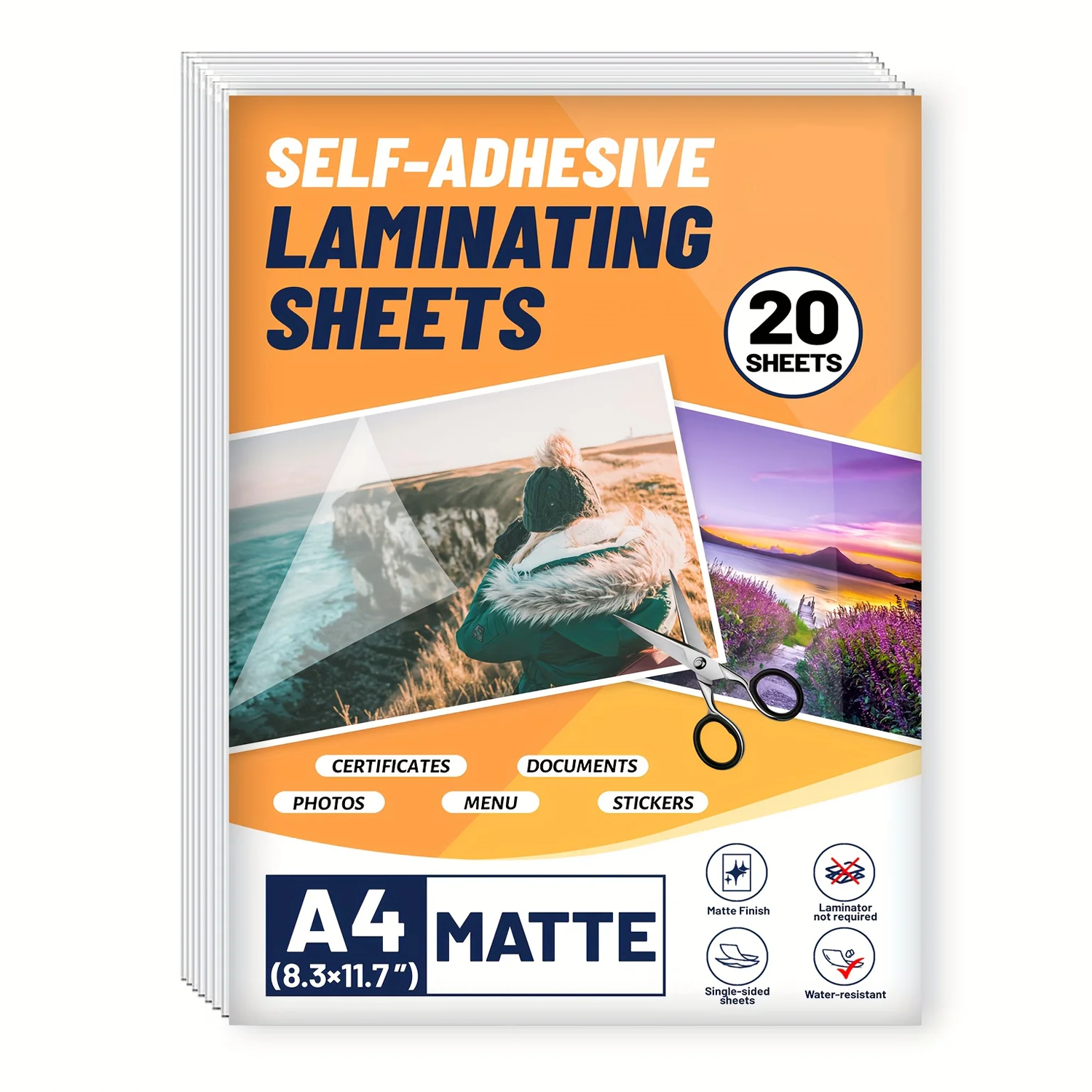 Laminator Cold Roll - 10/20/50 Sheets A4 Matte Clear Cold
