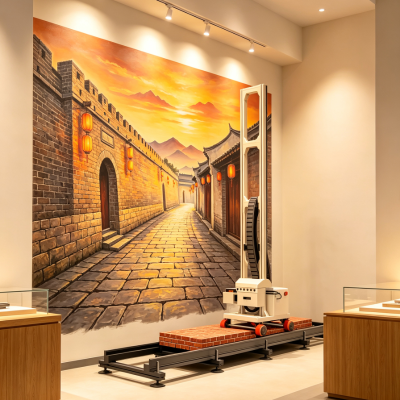 3D Printing Commercial Use - Customized Wall Printing Machine 3D Vertical