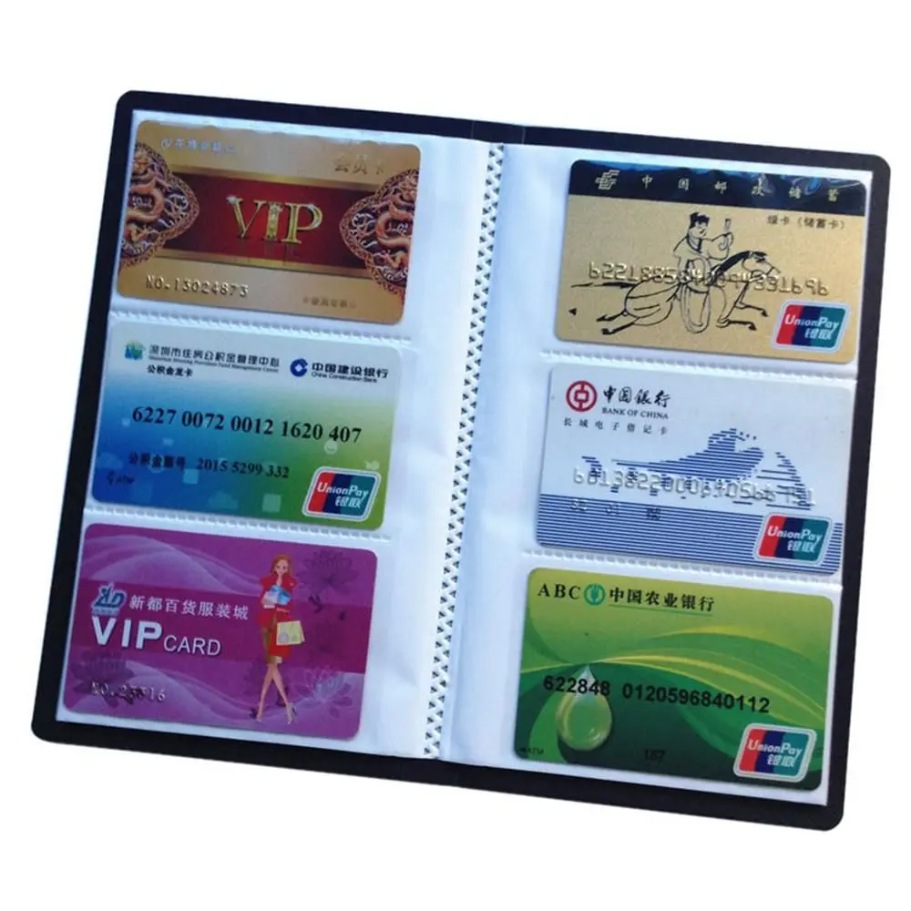 Commercial Printing Books - 40/120/180/240/300 Cards ID Credit Card Holder
