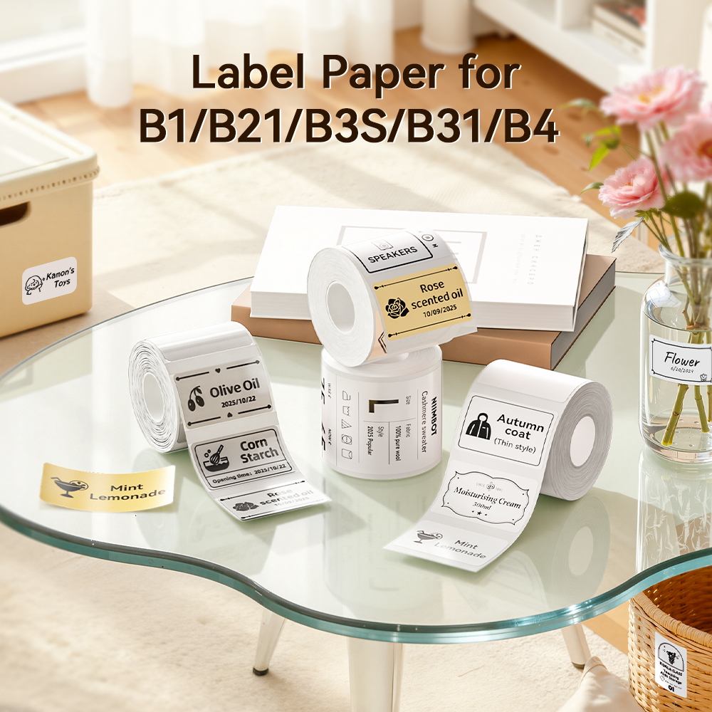 Laminator Cold Roll - 1 Roll NIIMBOT White/Cold Thermal Adhesive