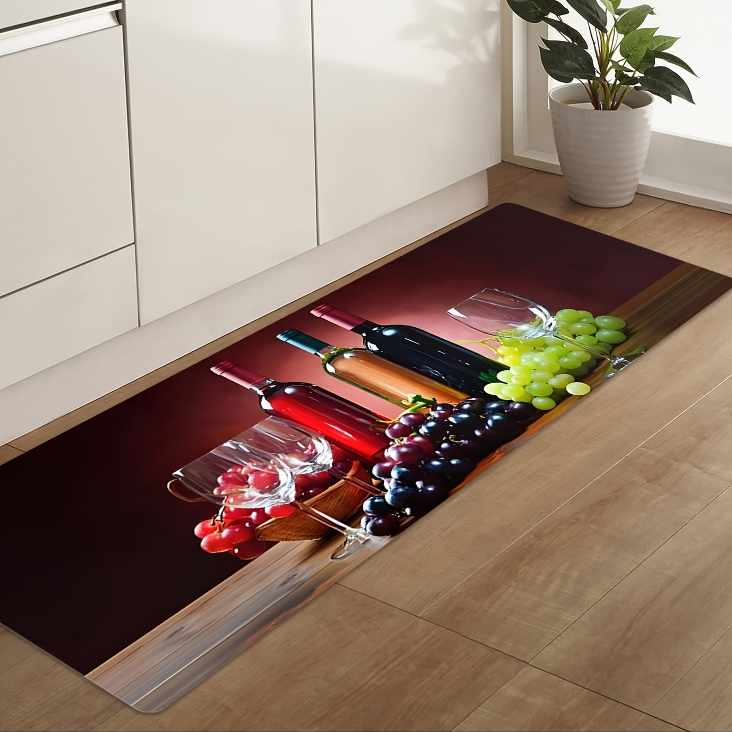Wine Grape Print Long Runner R - Commercial Printing Supplies reseña y precio