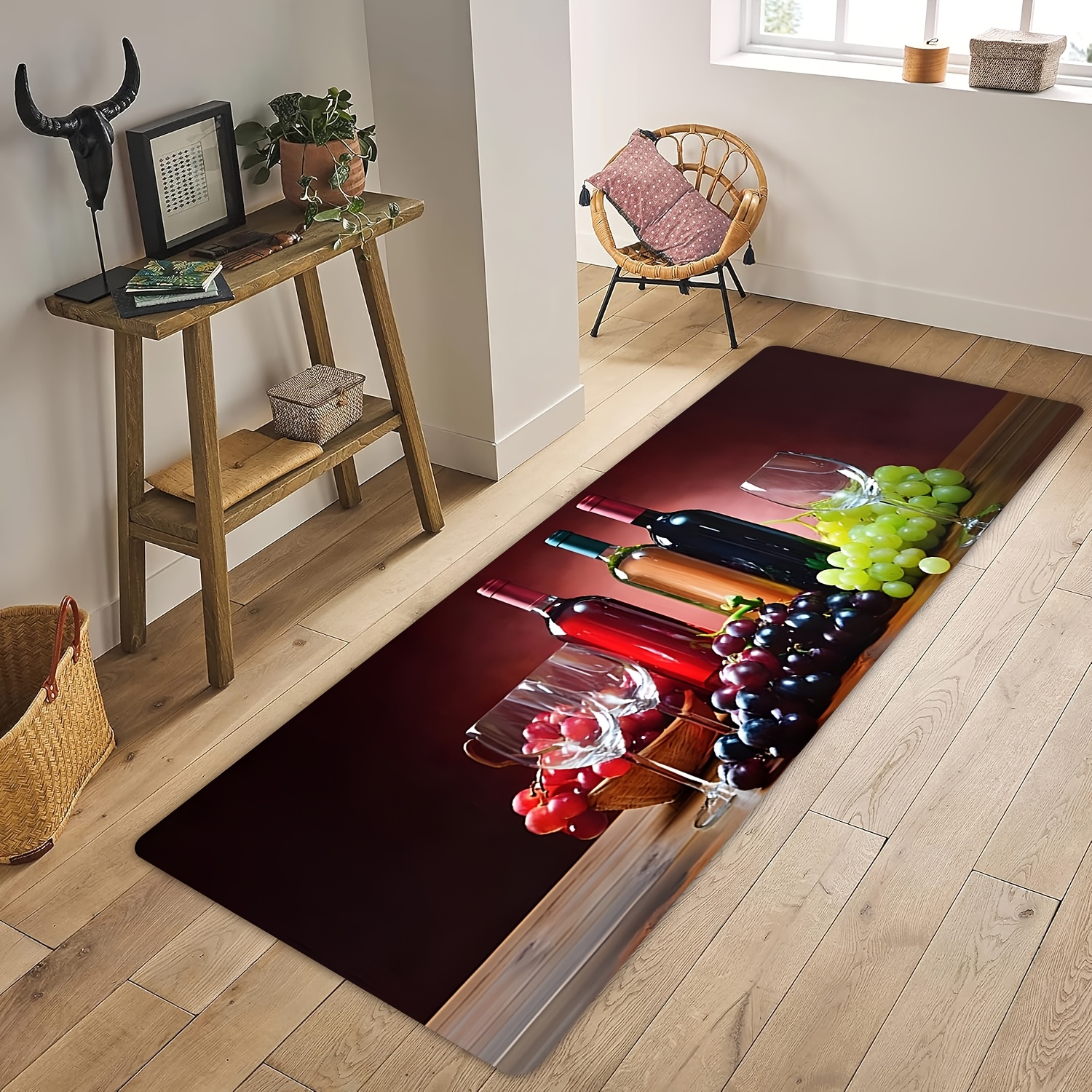 Wine Grape Print Long Runner R - Commercial Printing Supplies reseña y precio