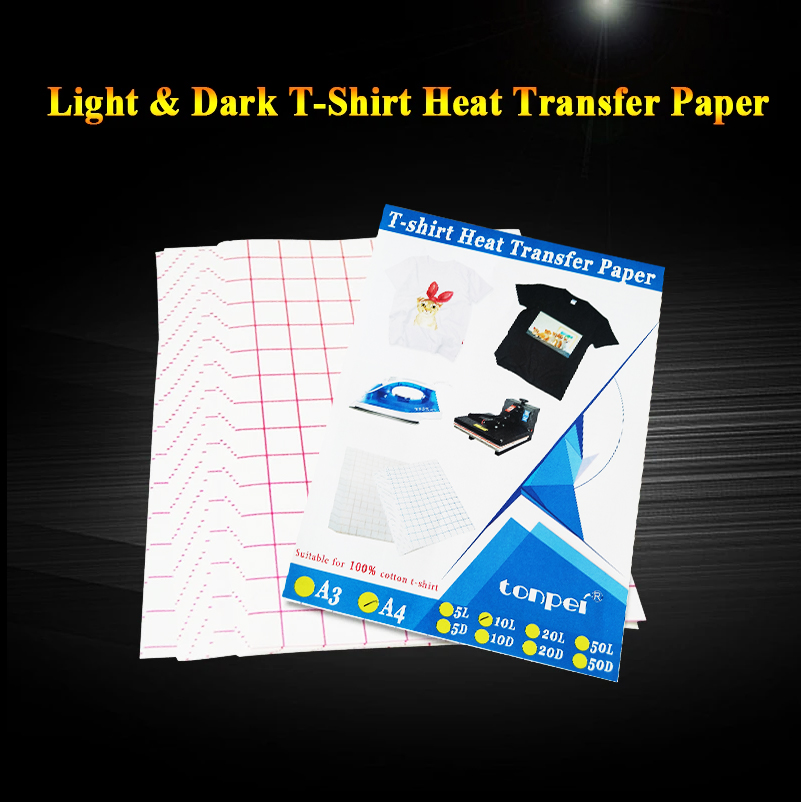 10 Sheets Inkjet Heat Transfer - White Toner Transfer Paper reseña y precio