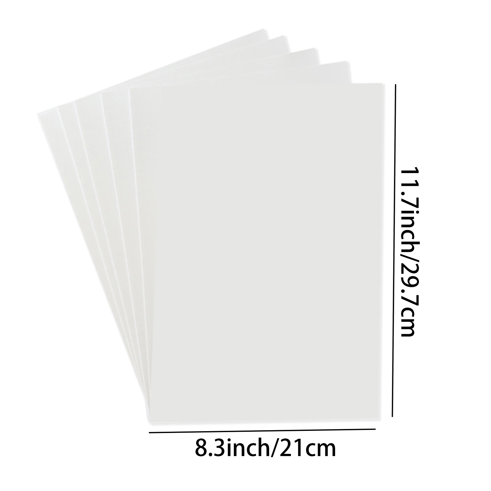 A4 Size 5 Sheets Iron-On Trans - White Toner Transfer Paper reseña y precio