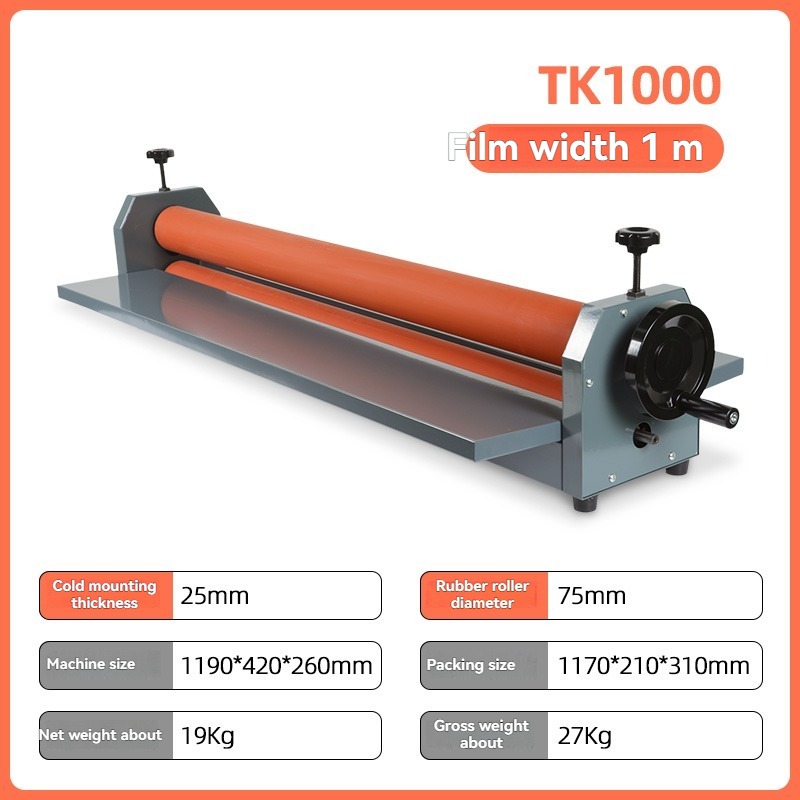 TK1000 Laminator Manual Cold L - Laminator Cold Roll reseña y precio