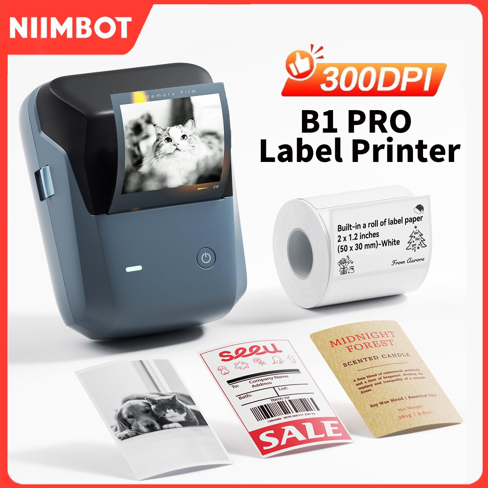 Niimbot B1/B1PRO Label Printer - Commercial Printing Network reseña y precio