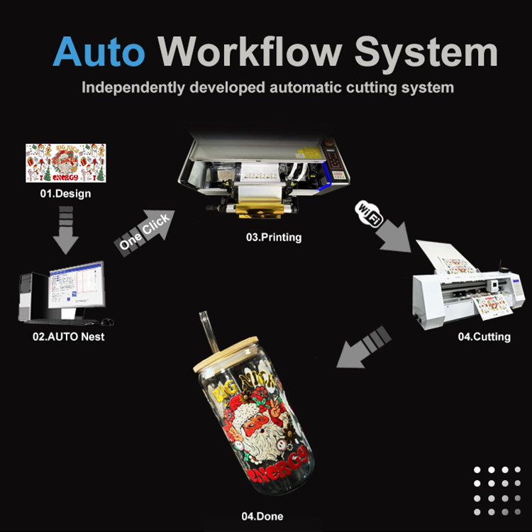 Intelligent Auto Cutting 4 Pri - Dtf Printer Machine reseña y precio