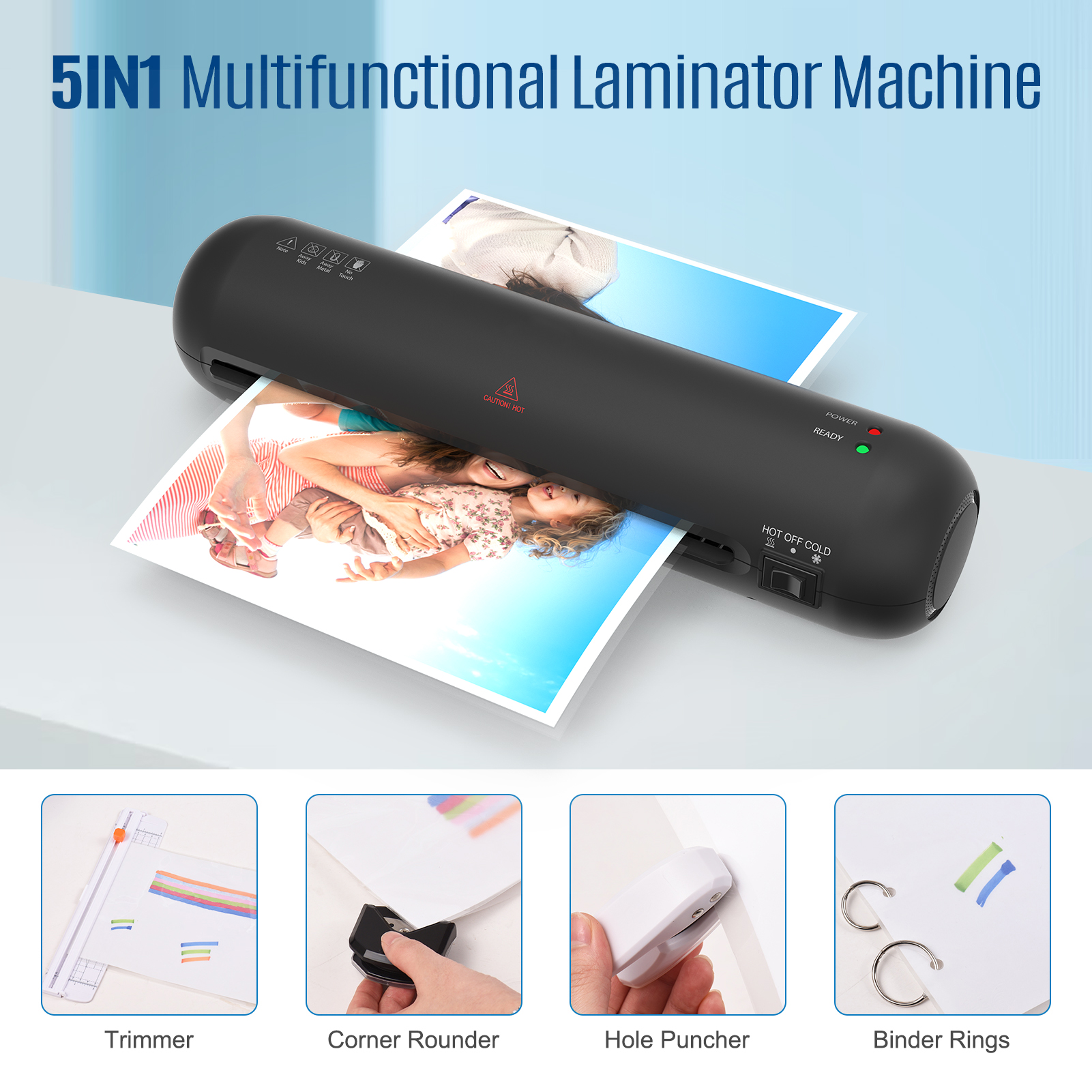 Desktop Laminator Machine Set  - Laminator Cold Roll reseña y precio