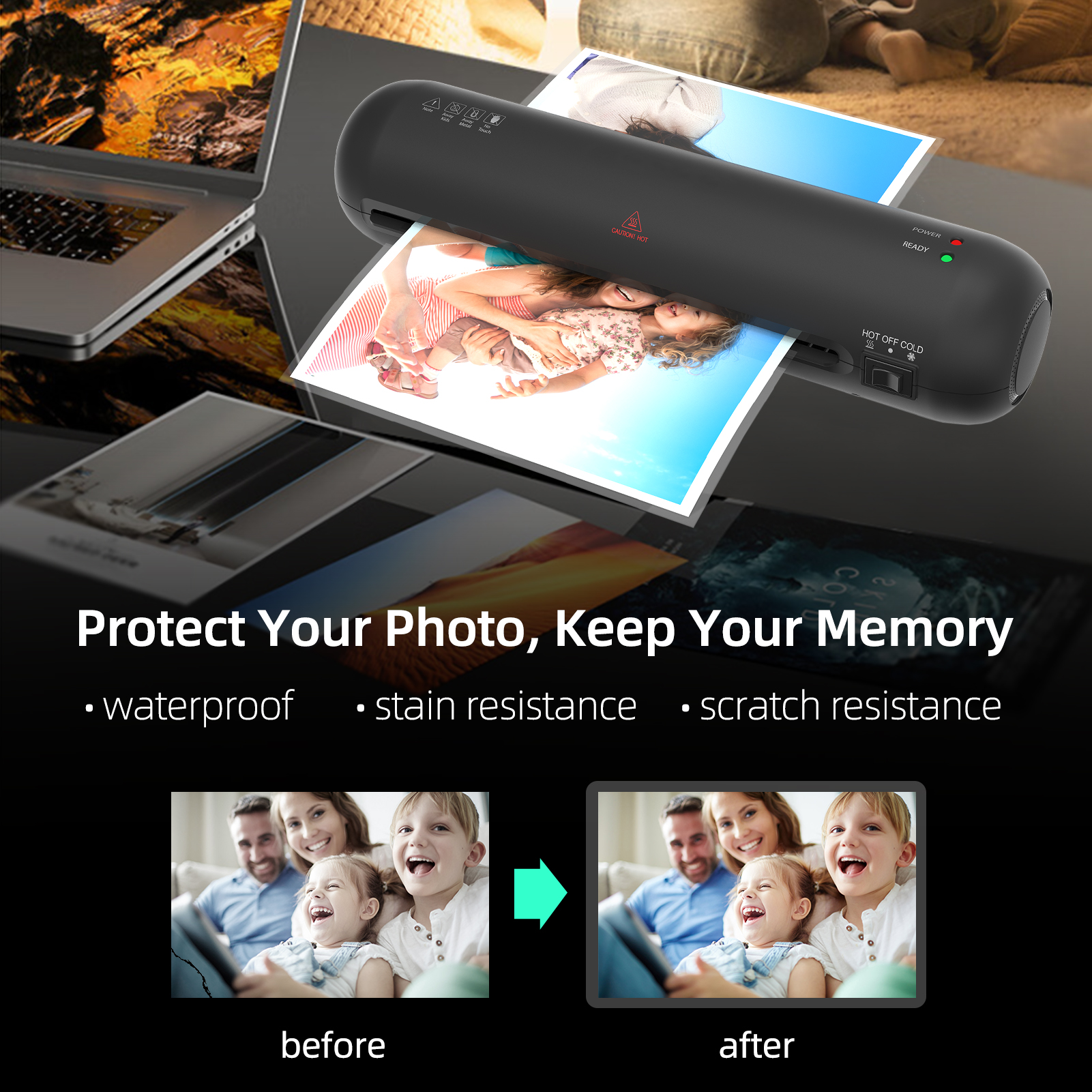 Desktop Laminator Machine Set  - Laminator Cold Roll reseña y precio
