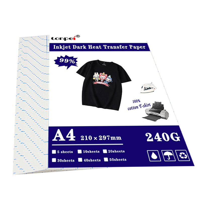 A3 A4 Iron On T Shirt Heat Tra - White Toner Transfer Paper reseña y precio