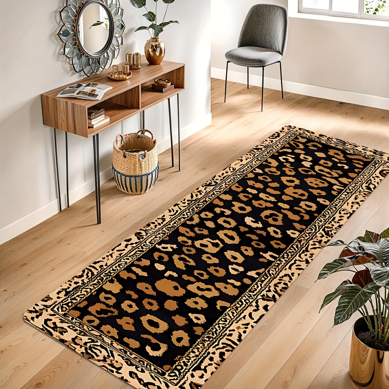 Leopard Print Border Long Runn - Commercial Printing Supplies reseña y precio