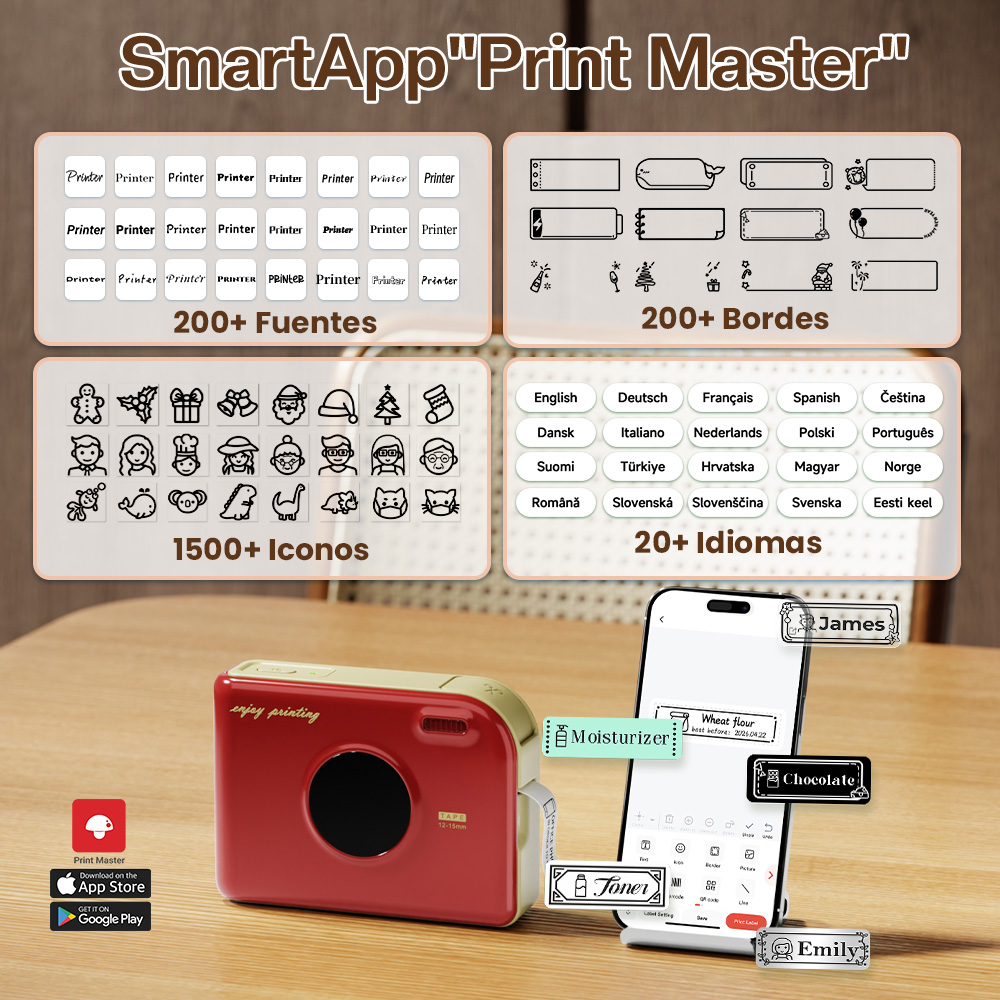 Phomemo A30 Label Printer Mini - Commercial Photo Printer reseña y precio