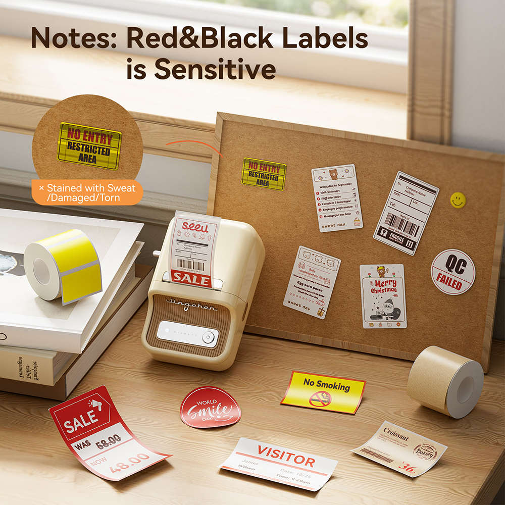 Niimbot B21 PRO Red Black Colo - Commercial Printing Network reseña y precio