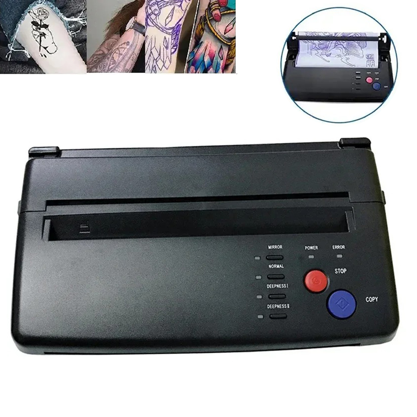 Tattoo Transfer Machine Stenci - Commercial Photo Printer reseña y precio