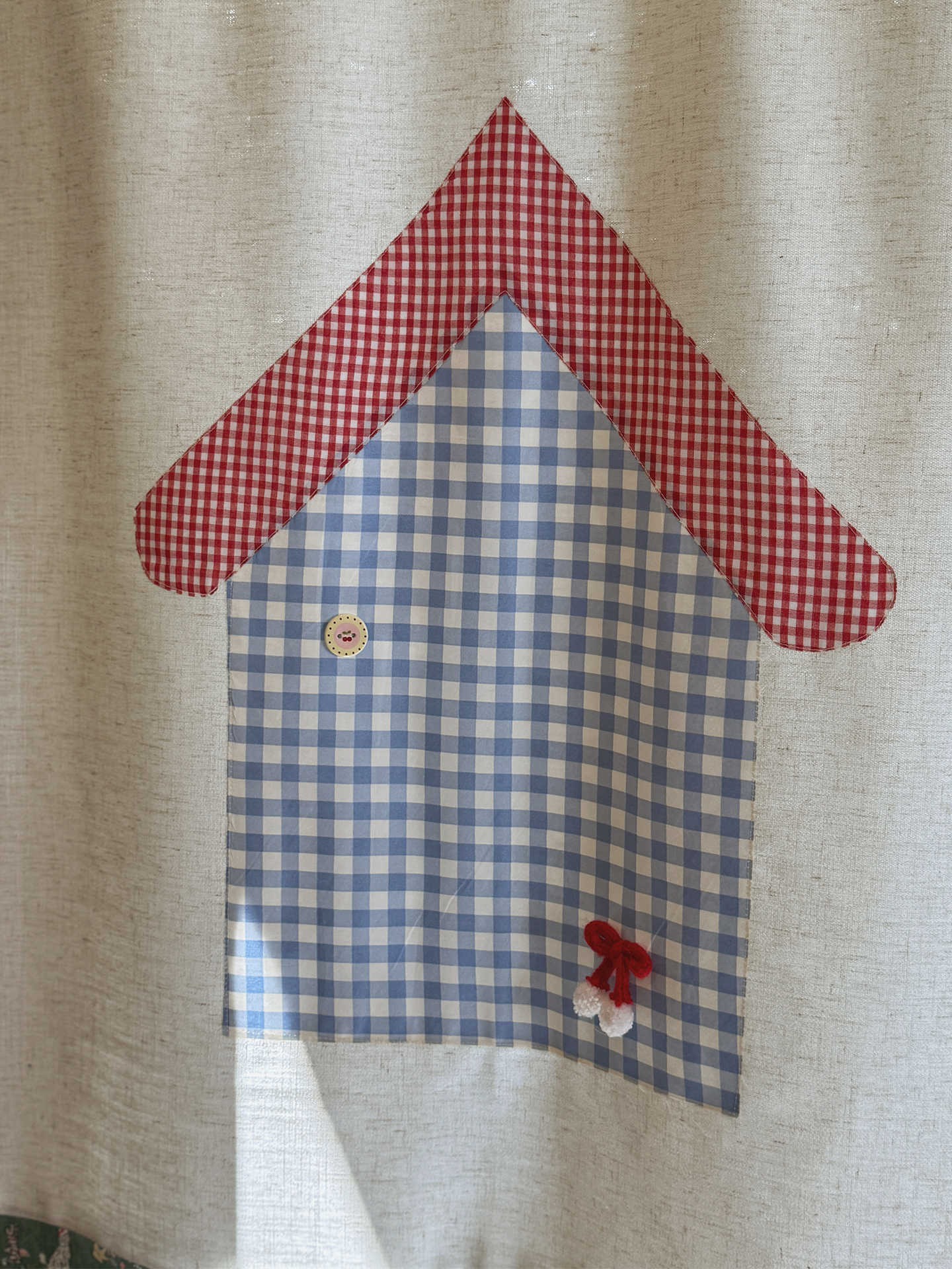 VIKAMA Gingham Small House Nor - Commercial Window Printing reseña y precio