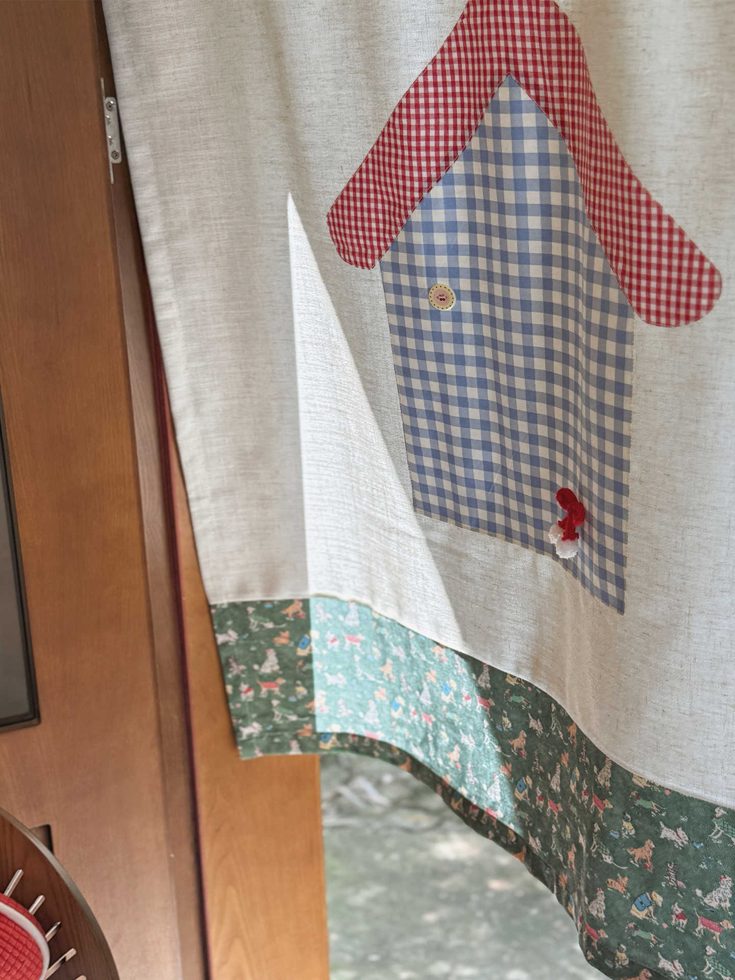 VIKAMA Gingham Small House Nor - Commercial Window Printing reseña y precio
