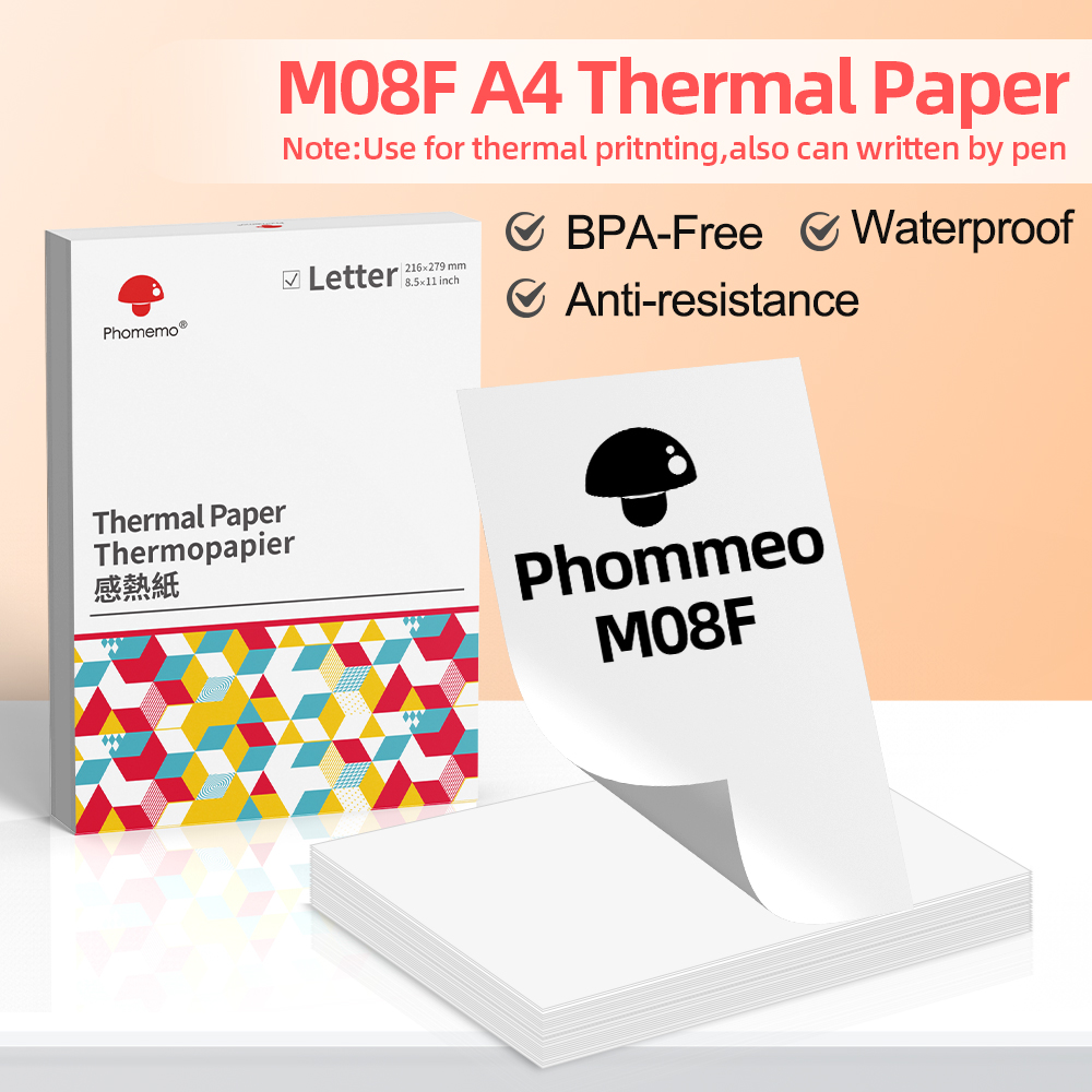 Phomemo A4 Paper Thermal Paper - Commercial Photo Printer reseña y precio