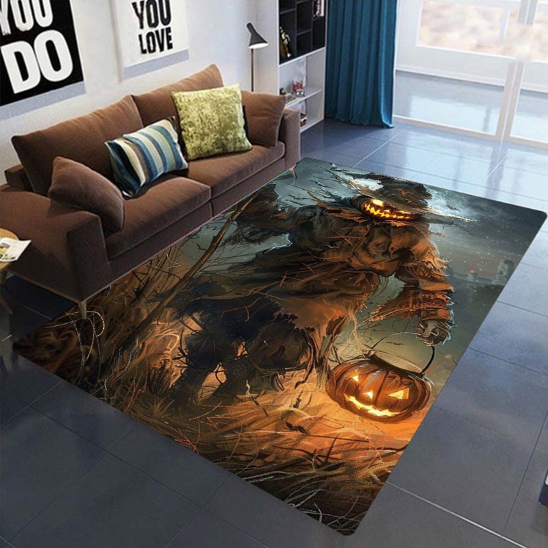 Halloween Carpet Mat Rug Horro - Commercial Printing Supplies reseña y precio