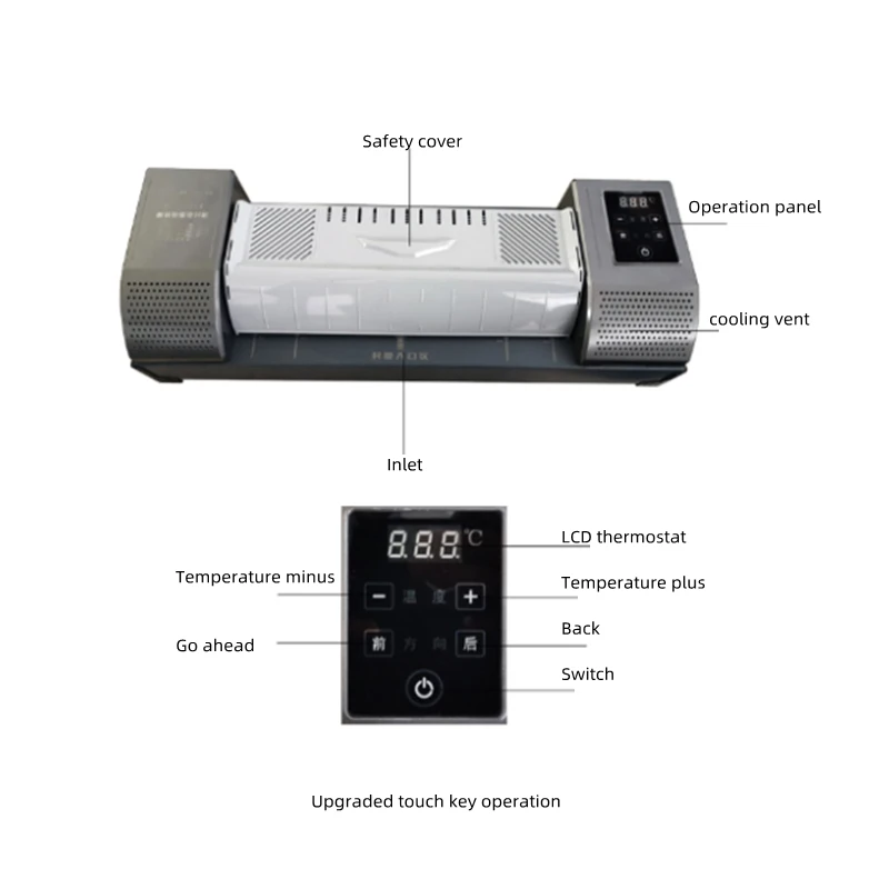 New DC-3302B A3 Cold Roll Lami - Laminator Cold Roll reseña y precio