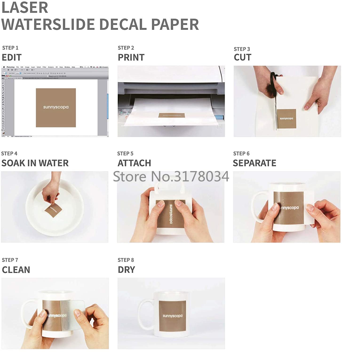 20 Sheets A4 White color Laser - White Toner Transfer Paper reseña y precio