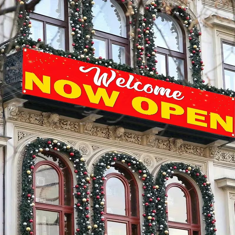 Custom Banner for Grand Openin - Commercial Printing Supplies reseña y precio