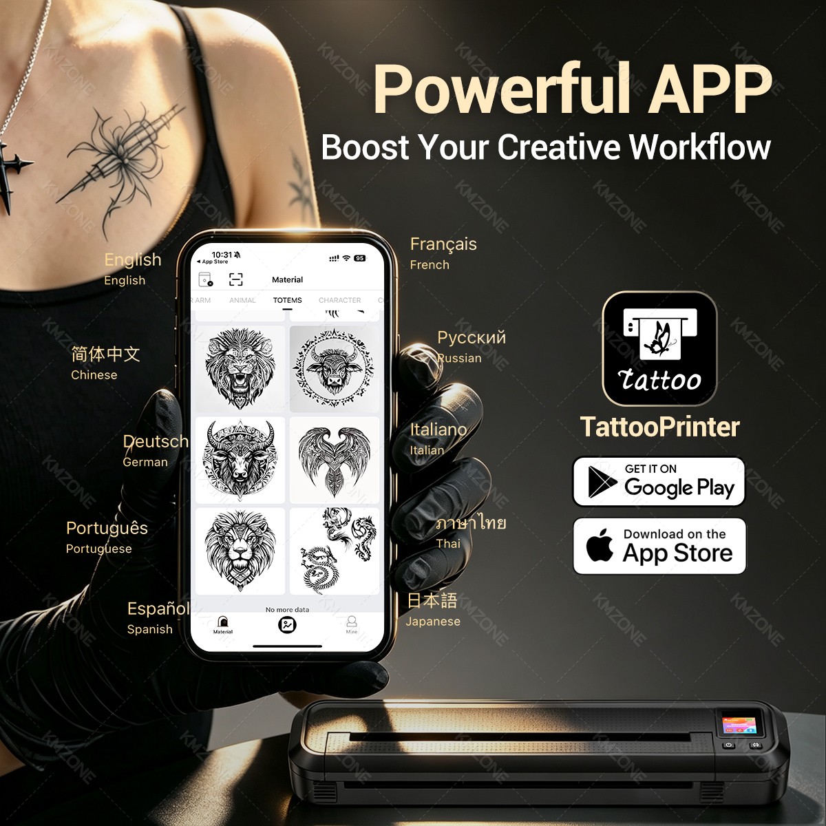 Screen Display A4 Tattoo Trans - Commercial Printing Network reseña y precio