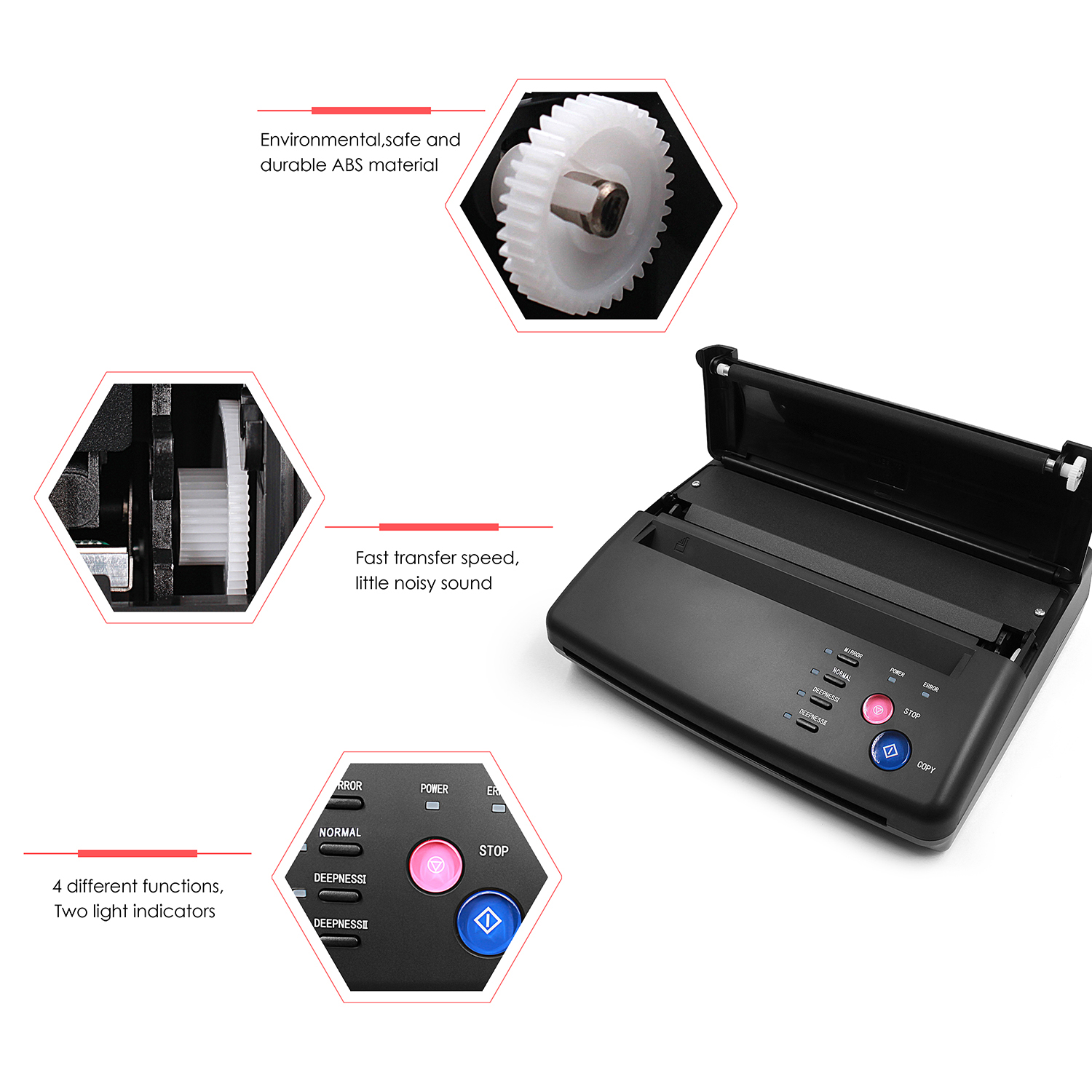 Tattoo Transfer Machine Stenci - Commercial Photo Printer reseña y precio