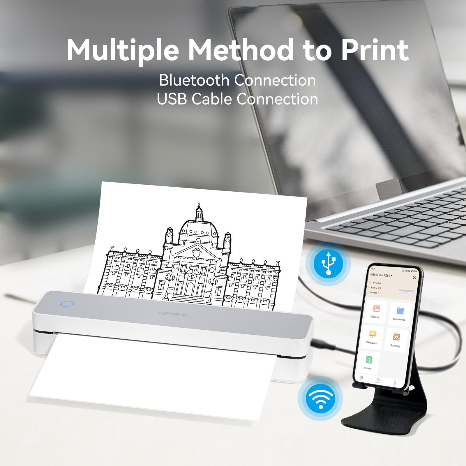 HPRT MT610-Pro A4 Thermal Prin - Commercial Photo Printer reseña y precio