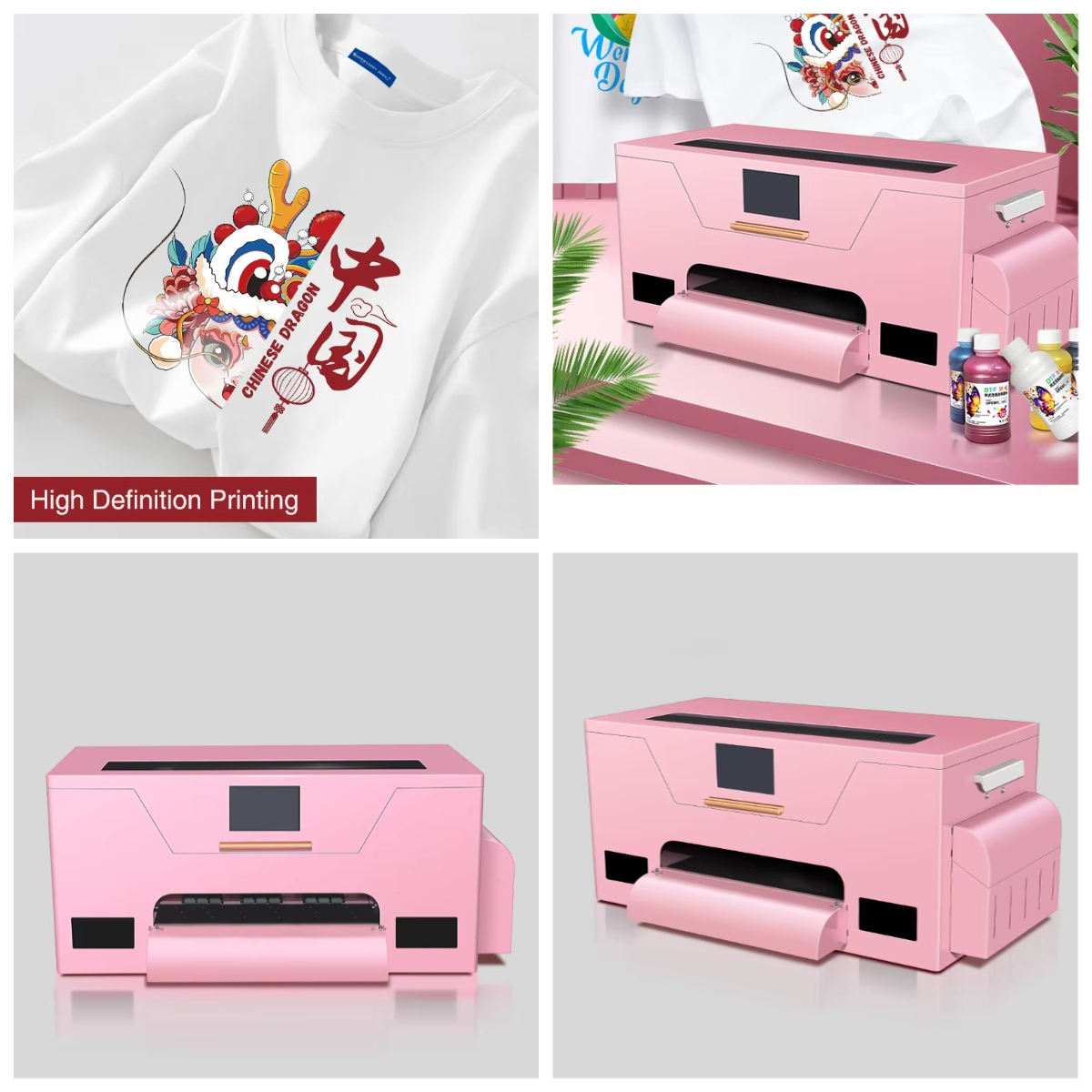 New Style A3+ 33cm 13inch Pink - Dtf Printer Machine reseña y precio