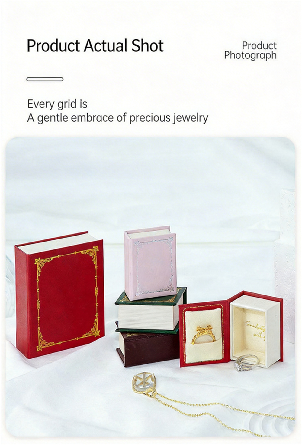 Magnetic Book Shaped Jewelry B - Commercial Printing Books reseña y precio