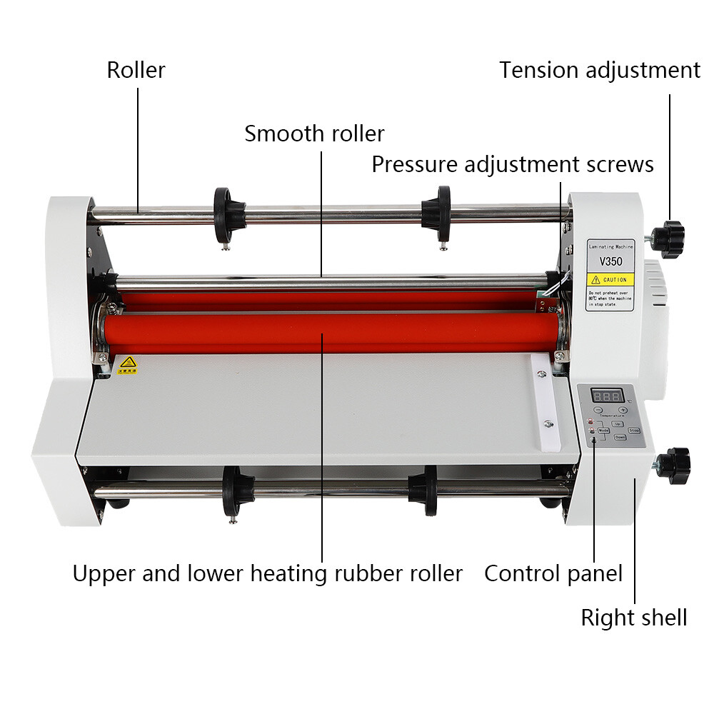 V350 Laminating Machine Hot Co - Laminator Cold Roll reseña y precio