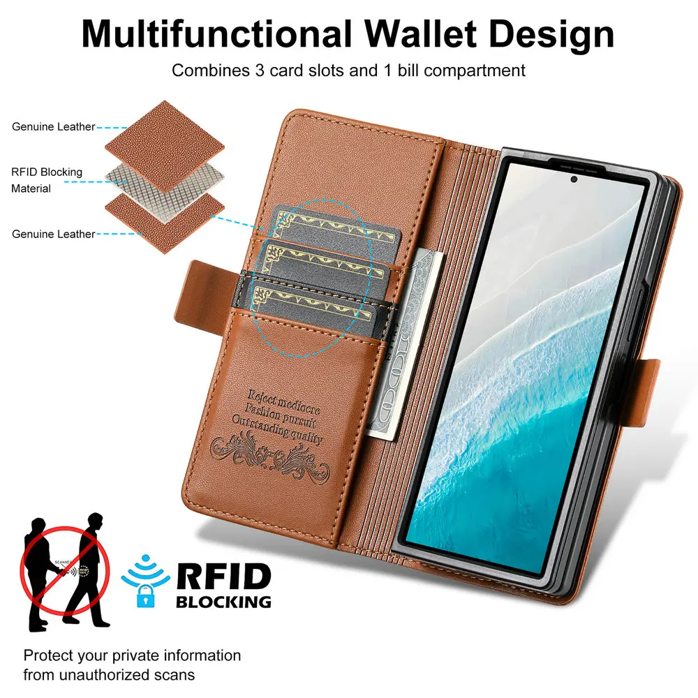 Luxury Leather Phone Case for  - Commercial Printing Books reseña y precio