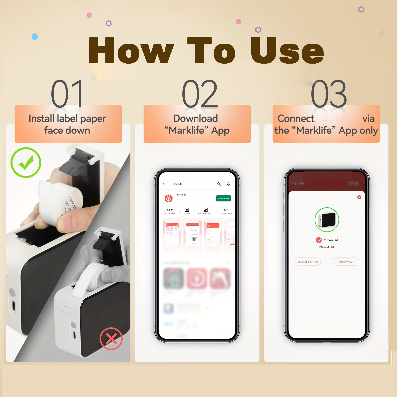 Marklife P15 Label Printer Por - Commercial Printing Network reseña y precio