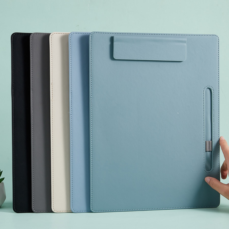 A4 leather writing clip, busin - Commercial Printing Books reseña y precio