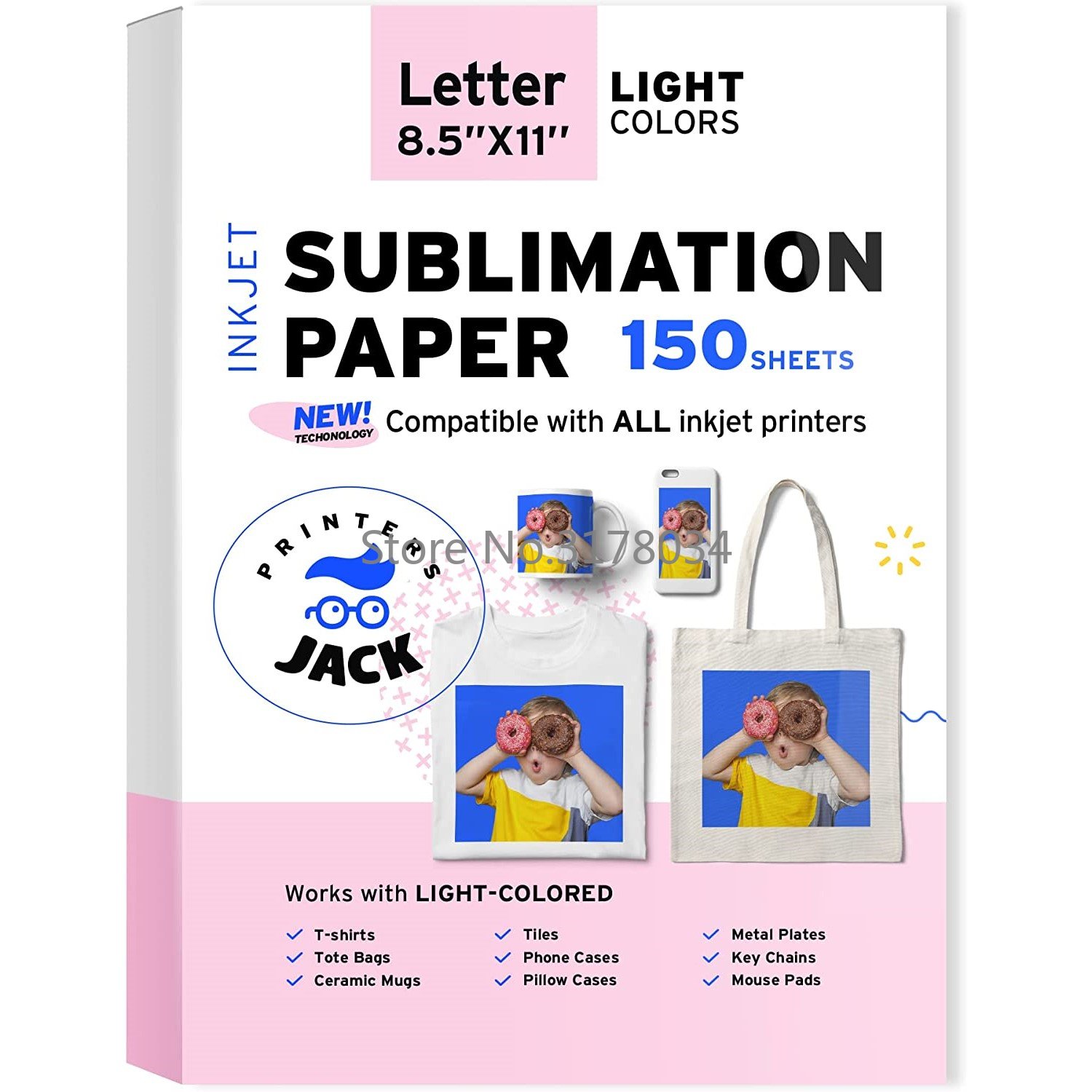 100grams Sublimation Paper Hea - White Toner Transfer Paper reseña y precio