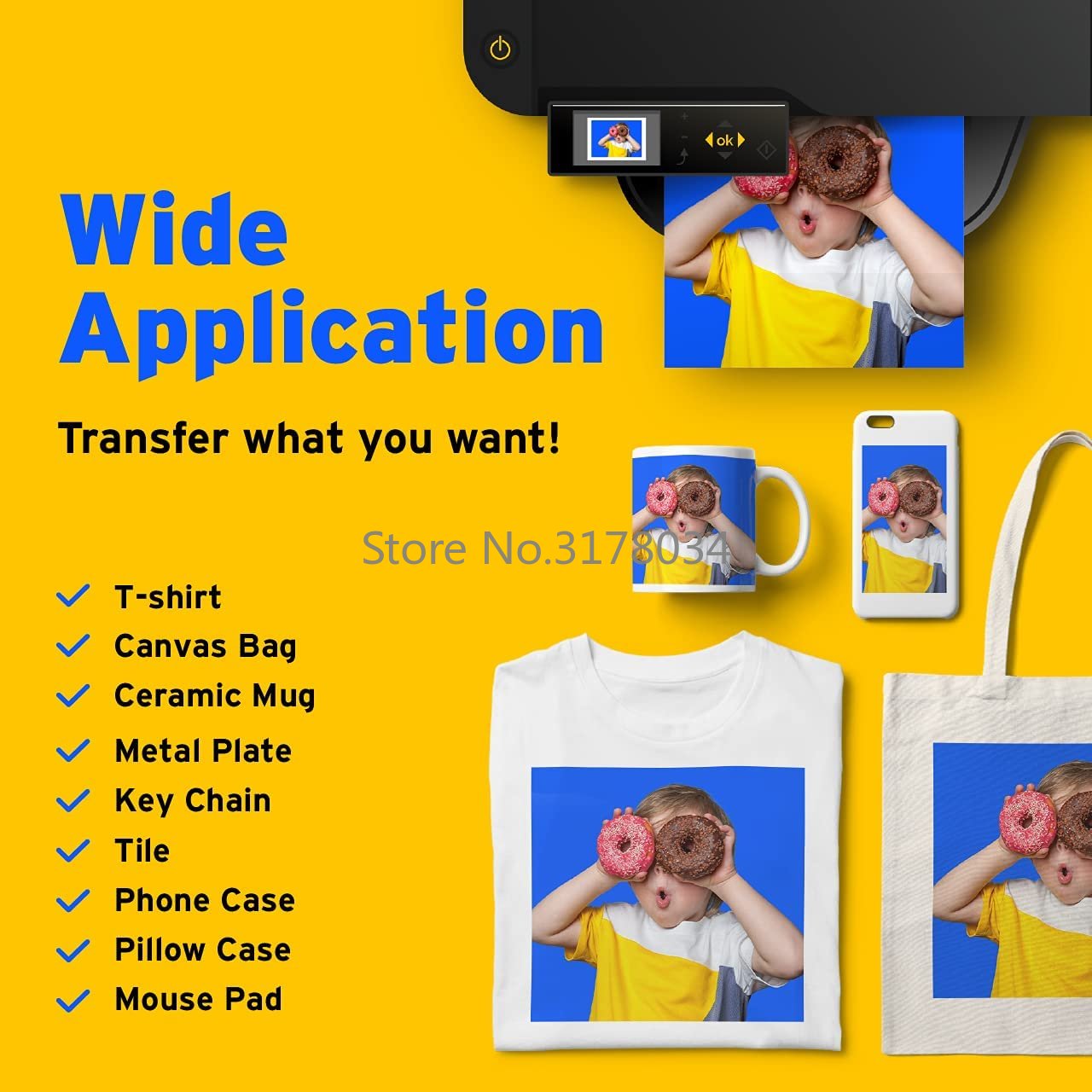 100grams Sublimation Paper Hea - White Toner Transfer Paper reseña y precio