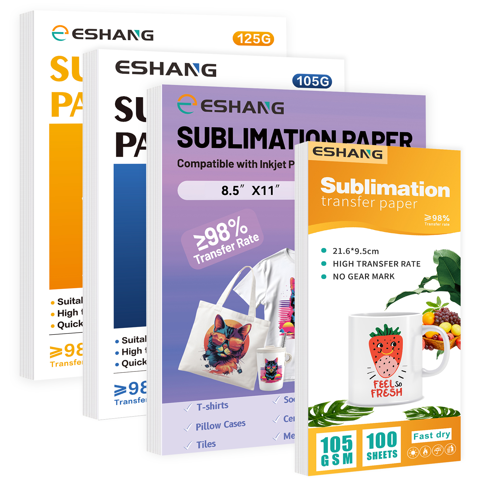 A4/Letter Size Sublimation Pap - White Toner Transfer Paper reseña y precio