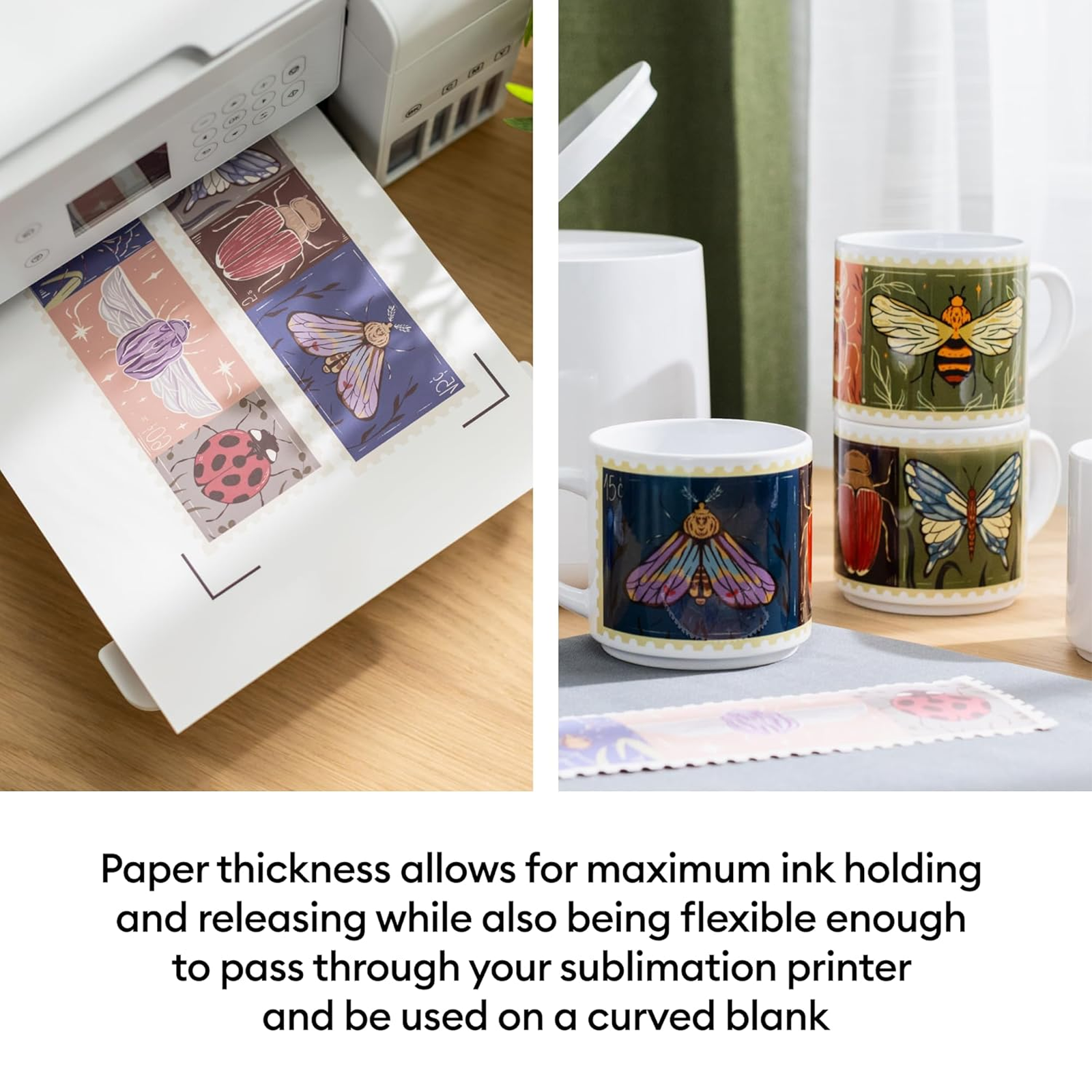 A4/Letter Size Sublimation Pap - White Toner Transfer Paper reseña y precio