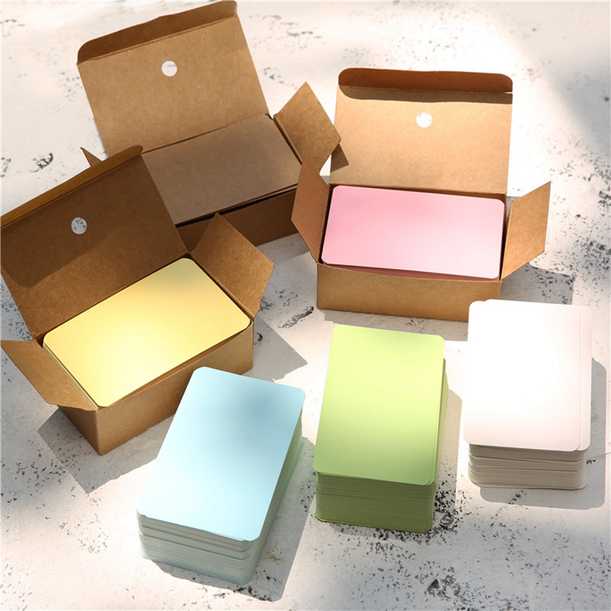 100Pcs 9*5.2cm Blank Card For  - Commercial Printing Books reseña y precio