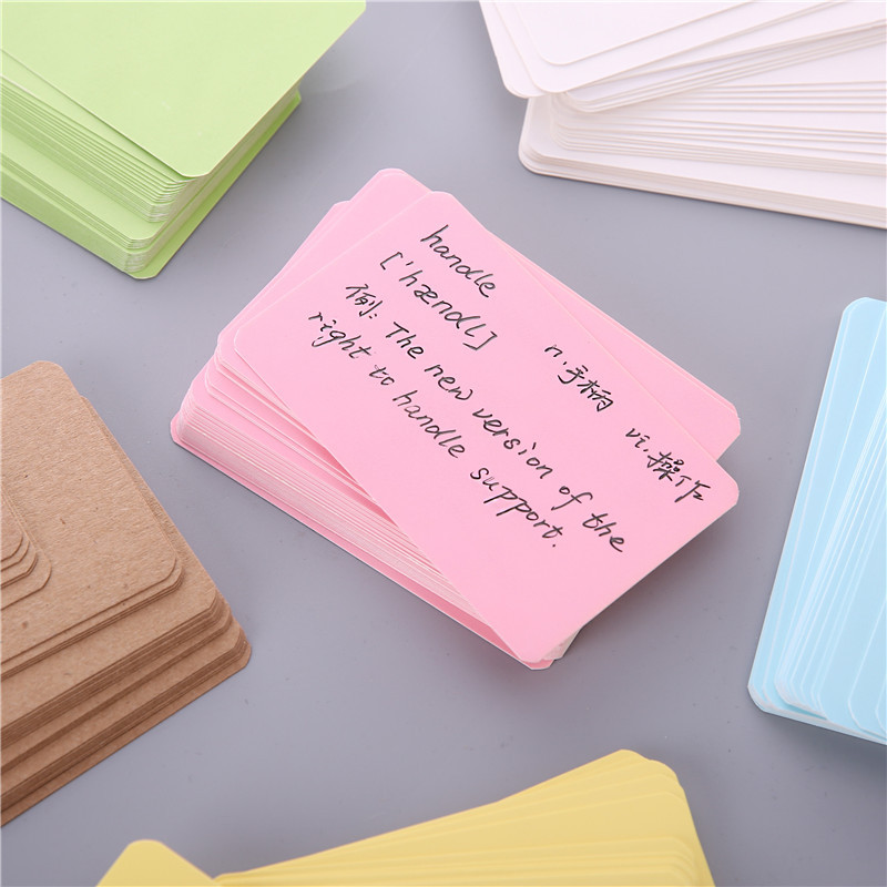100Pcs 9*5.2cm Blank Card For  - Commercial Printing Books reseña y precio