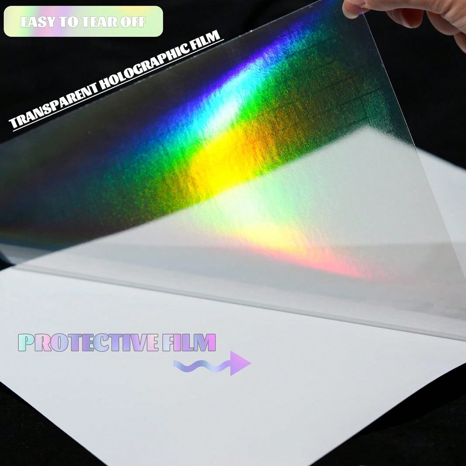 50 Sheets A4 Size Holographic  - Laminator Cold Roll reseña y precio