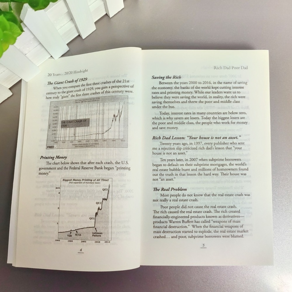 Rich Dad Poor Dad Robert Kiyos - Commercial Printing Books reseña y precio