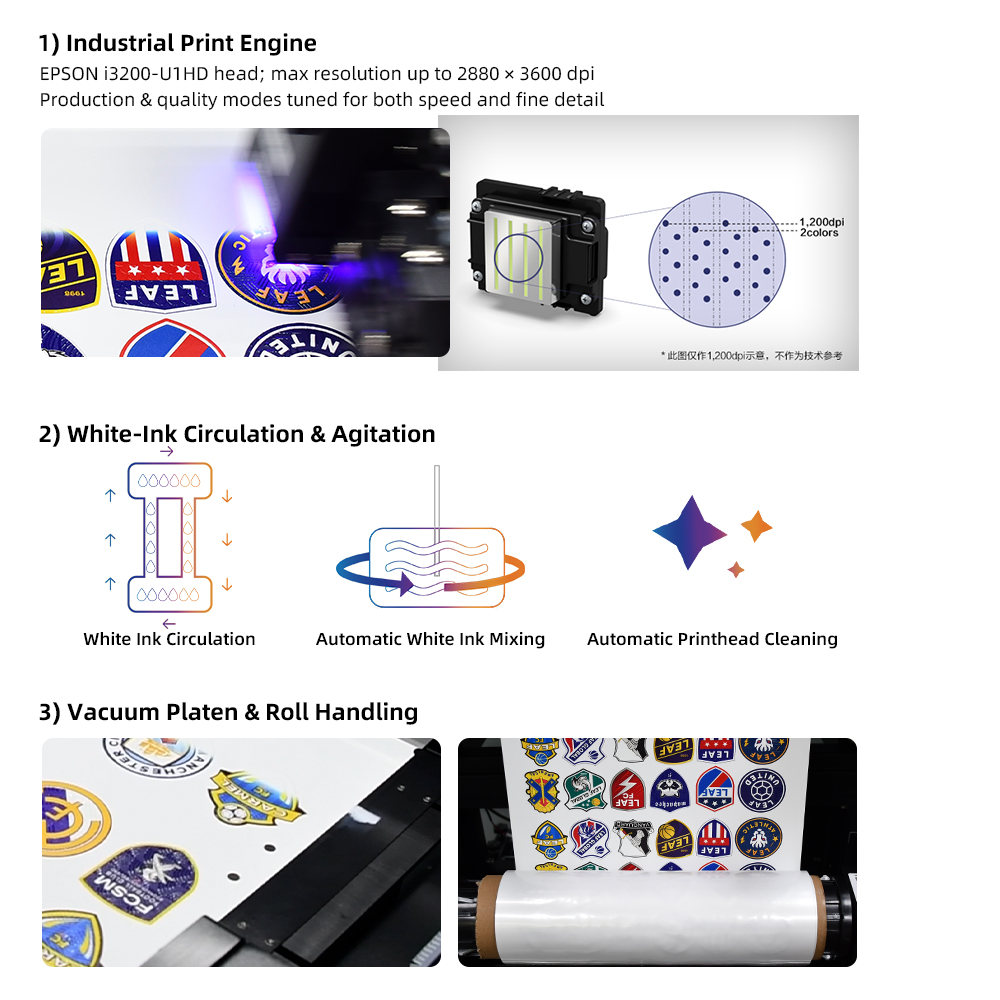 LEAF UV DTF Label Printer I320 - Dtf Printer Machine reseña y precio