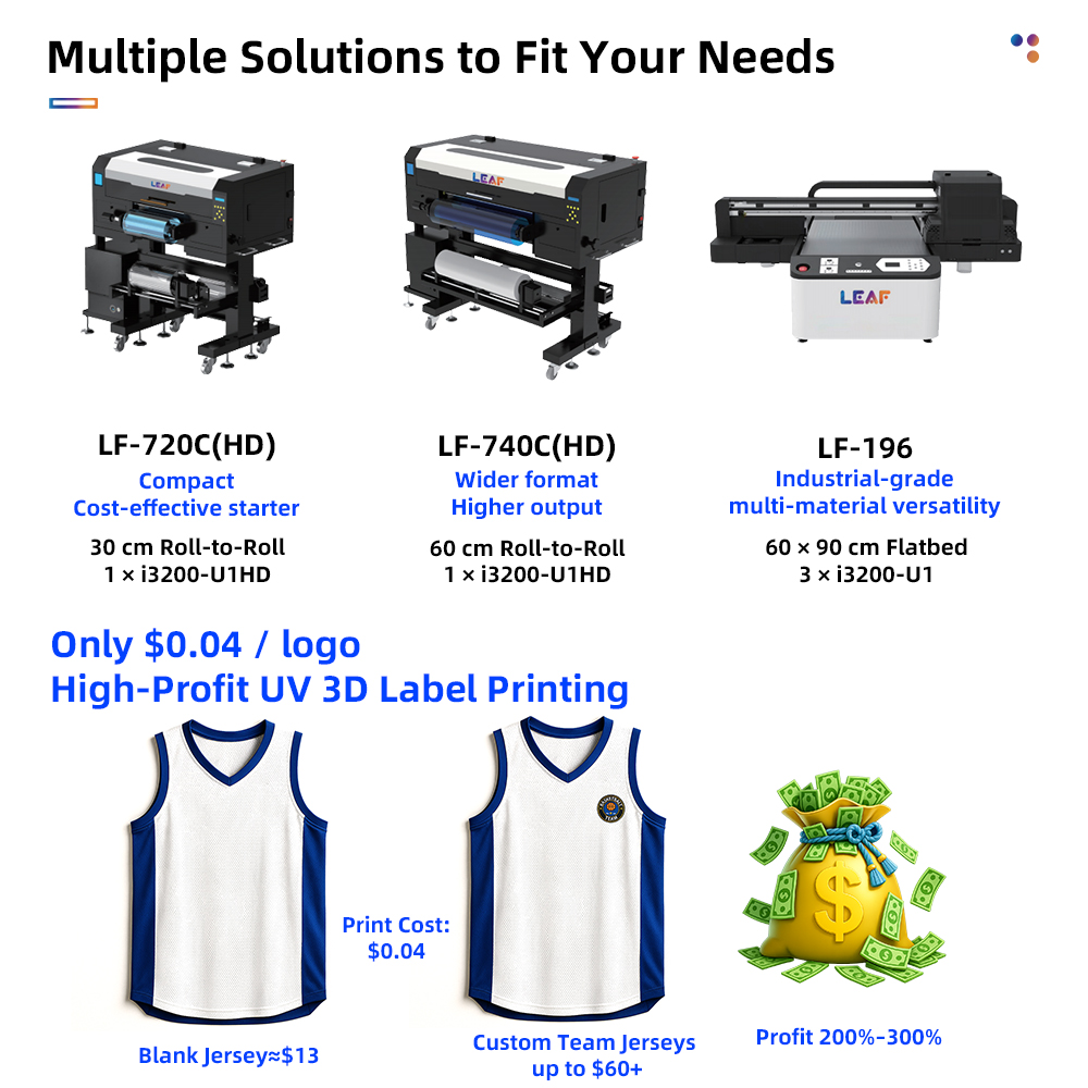 LEAF UV DTF Label Printer I320 - Dtf Printer Machine reseña y precio