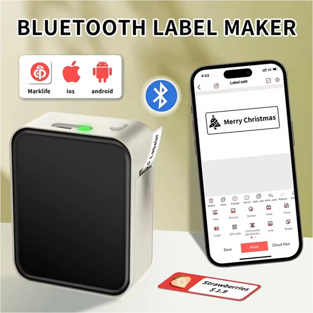 Marklife P15 Label Printer Por - Commercial Printing Network reseña y precio