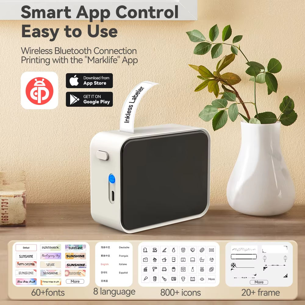 Marklife P15 Label Printer Por - Commercial Printing Network reseña y precio
