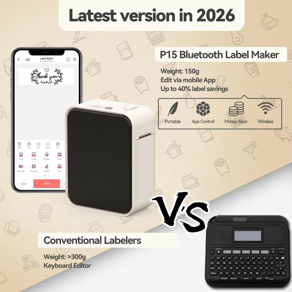 Marklife P15 Label Printer Por - Commercial Printing Network reseña y precio