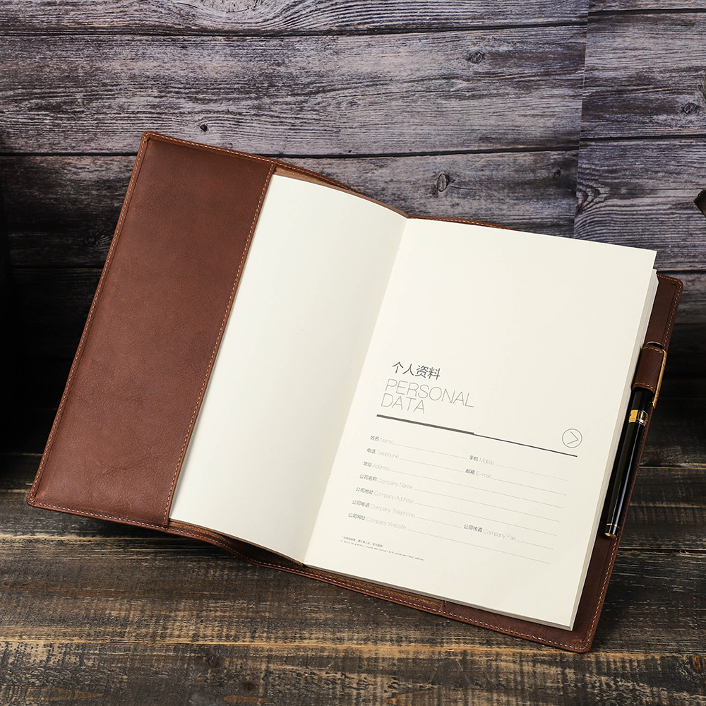 Retro Genuine Leather Book Cov - Commercial Printing Books reseña y precio