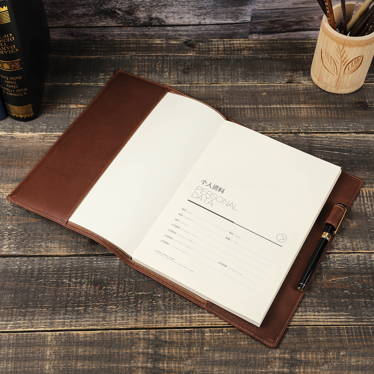 Retro Genuine Leather Book Cov - Commercial Printing Books reseña y precio