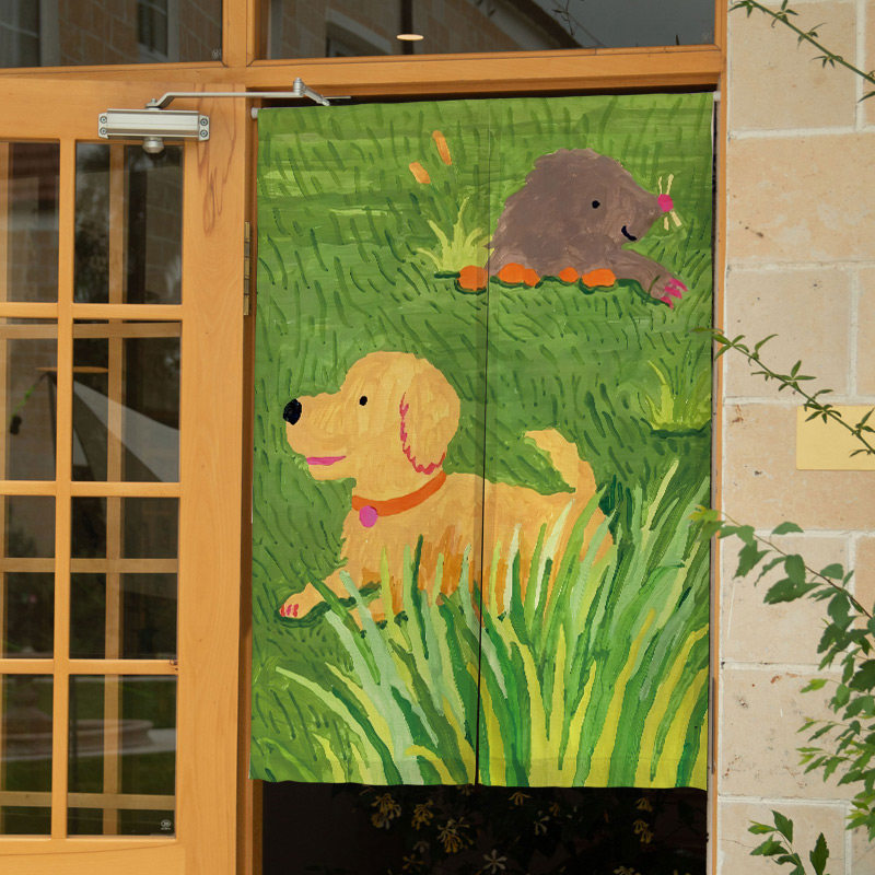 VIKAMA Cute Money Black Noren  - Commercial Window Printing reseña y precio